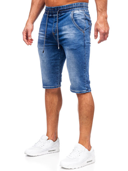 Herr Jeansshorts Marinblå Bolf KR1539