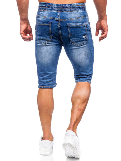 Herr Jeansshorts Marinblå Bolf KR1539