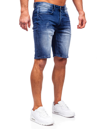 Herr Jeansshorts Marinblå Bolf MP0044B