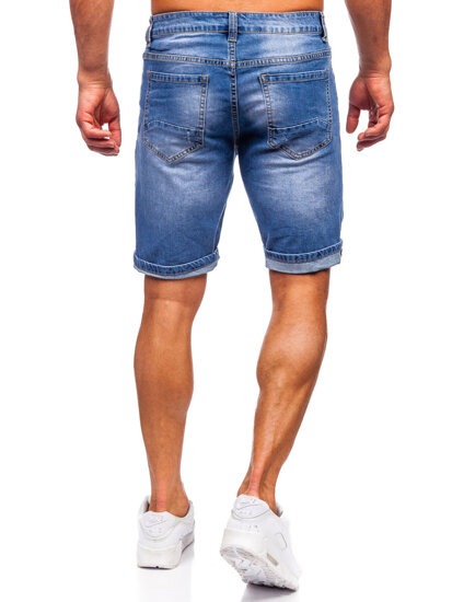 Herr Jeansshorts Marinblå Bolf NG60365