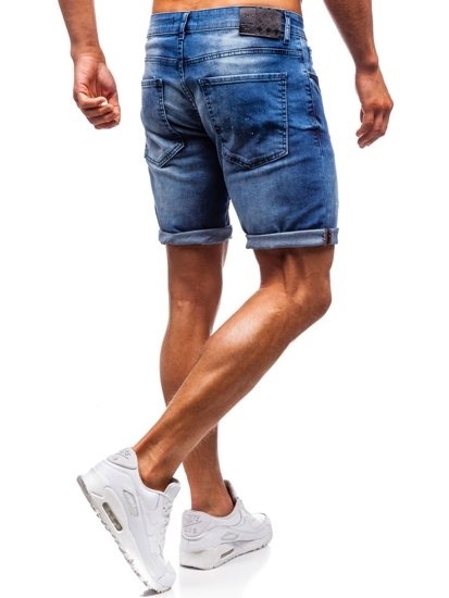 Herr Jeansshorts Marinblå Bolf R3000