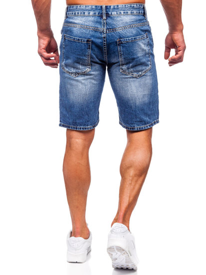 Herr Jeansshorts Marinblå Bolf RJ952