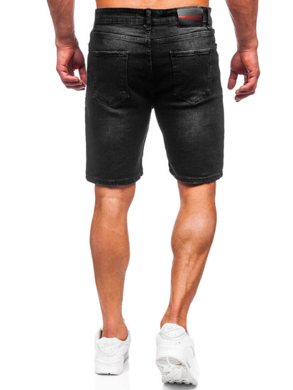 Herr Jeansshorts Svart Bolf 0490