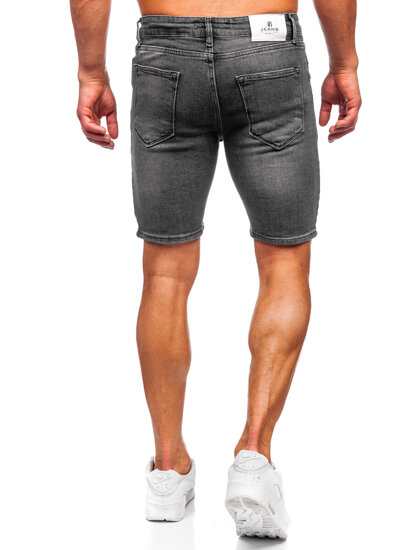 Herr Jeansshorts Svart Bolf 0525