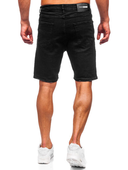 Herr Jeansshorts Svart Bolf 0621