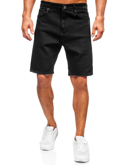 Herr Jeansshorts Svart Bolf 0622