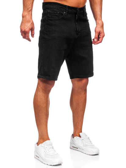 Herr Jeansshorts Svart Bolf 0624