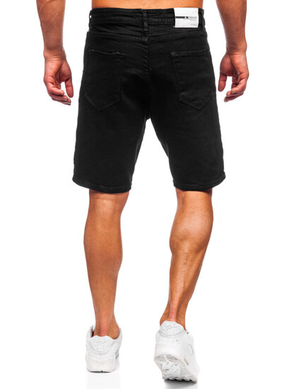 Herr Jeansshorts Svart Bolf 0624