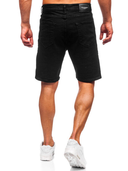 Herr Jeansshorts Svart Bolf 0628