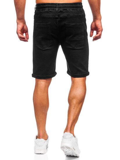 Herr Jeansshorts Svart Bolf 8108