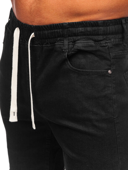 Herr Jeansshorts Svart Bolf 8108