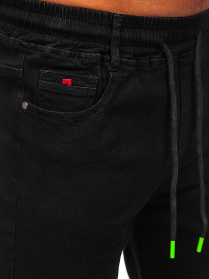 Herr Jeansshorts Svart Bolf 8109