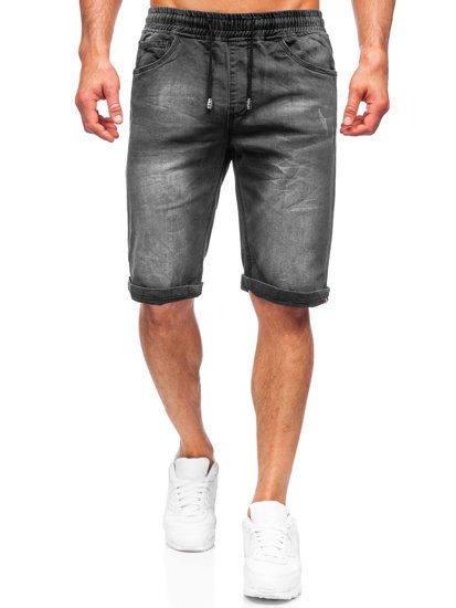 Herr Jeansshorts Svart Bolf K15010-2