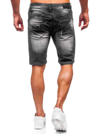 Herr Jeansshorts Svart Bolf MP0037N