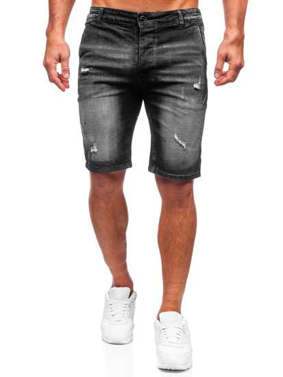 Herr Jeansshorts Svart Bolf MP0042N