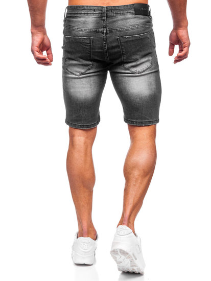 Herr Jeansshorts Svart Bolf MP0044N