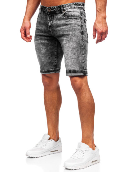 Herr Jeansshorts Svart Bolf TF188