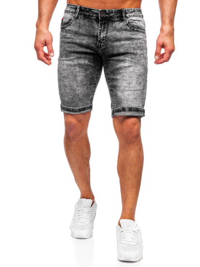 Herr Jeansshorts Svart Bolf TF188