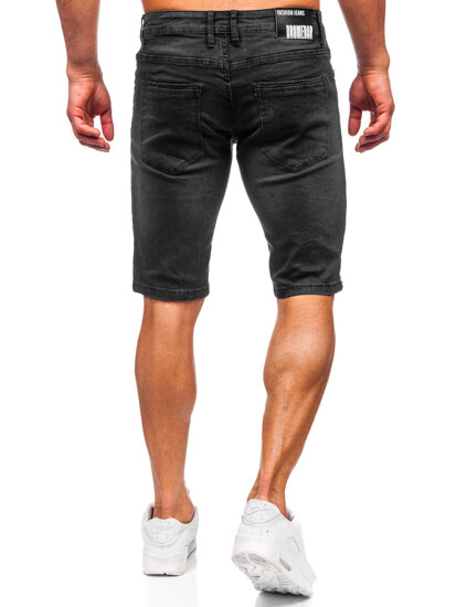 Herr Jeansshorts Svart Bolf TF194