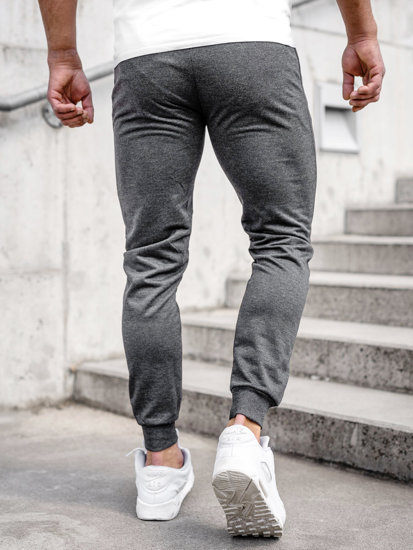 Herr Jogger Sweatpants Antrazitgrå Bolf JX5001A