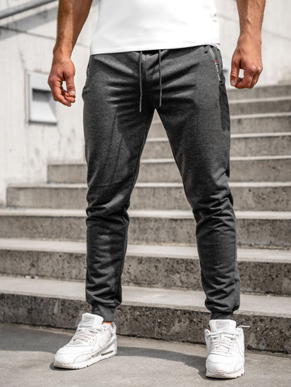 Herr Jogger Sweatpants Grafitgrå Bolf JX5003A