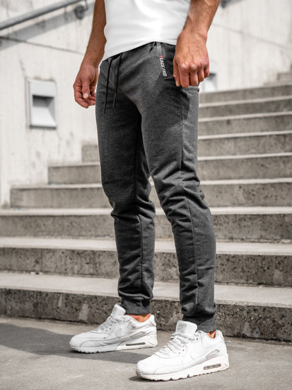 Herr Jogger Sweatpants Grafitgrå Bolf JX5003A