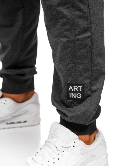 Herr Jogger-sweatpants Antracitgrå Bolf JX6355