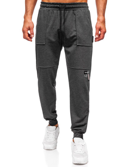 Herr Jogger-sweatpants Antracitgrå Bolf JX6365