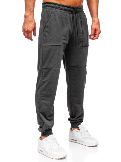 Herr Jogger-sweatpants Antracitgrå Bolf JX6365