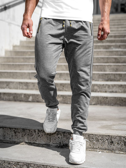 Herr Jogger-sweatpants Antracitgrå Bolf K10338A