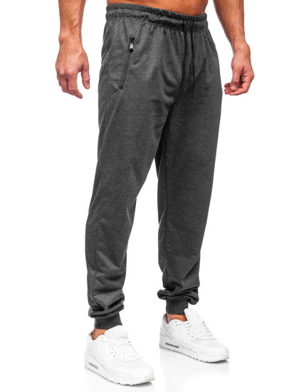 Herr Jogger-sweatpants Grafitgrå Bolf JX6103