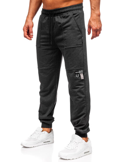 Herr Jogger-sweatpants Grafitgrå Bolf JX6365