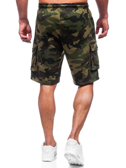 Herr Militära Cargo Shorts Kaki Bolf 8K282