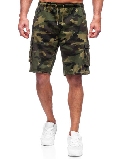 Herr Militära Cargo Shorts Kaki Bolf 8K282