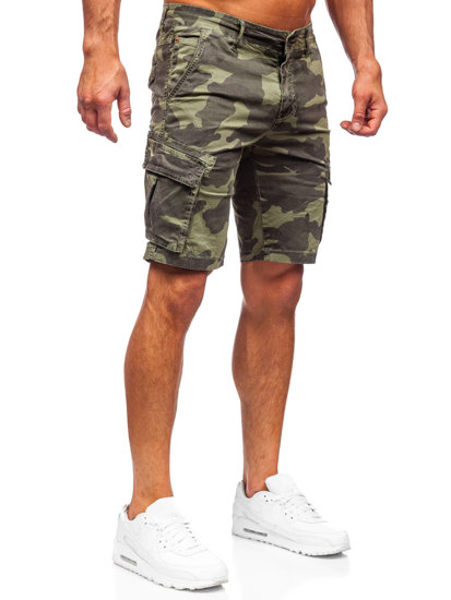 Herr Militära Cargoshorts Grön Bolf YF2226