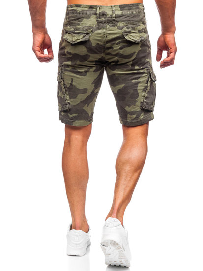 Herr Militära Cargoshorts Grön Bolf YF2226