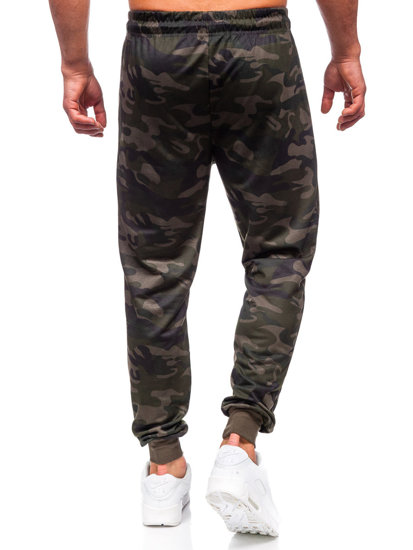 Herr Militära Joggers Mörkgrön Bolf JX6185