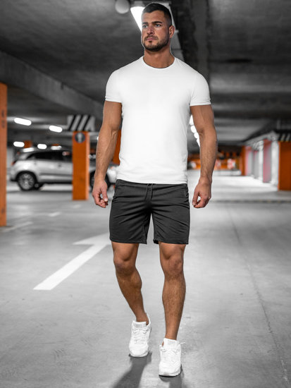 Herr Shorts Svart Bolf 68058A