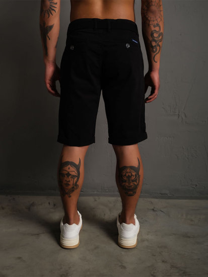 Herr Shorts med bälte Svart Bolf 0010