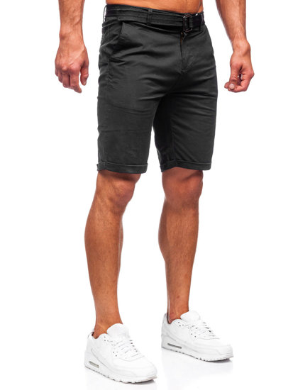 Herr Shorts med bälte Svart Bolf XX160085