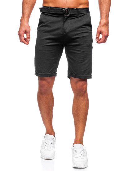 Herr Shorts med bälte Svart Bolf XX160085