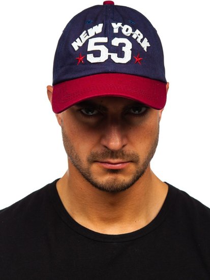 Herr Snapback Cap Marinblå Bolf CZ43