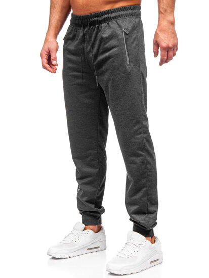 Herr Sweatpants Antracitgrå Bolf JX6338