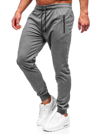 Herr Sweatpants Antrazitgrå Bolf JX5001