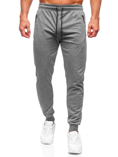 Herr Sweatpants Antrazitgrå Bolf JX5006