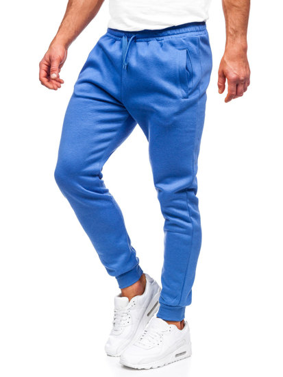 Herr Sweatpants Blå Bolf CK01