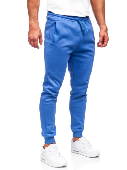 Herr Sweatpants Blå Bolf CK01