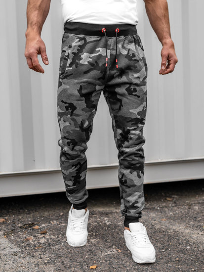 Herr Sweatpants Camo-Grafitgrå Bolf KZ15A