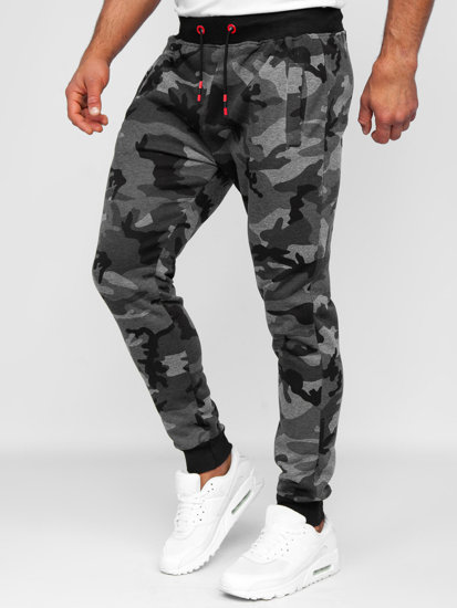 Herr Sweatpants Camo-Grafitgrå Bolf KZ15B