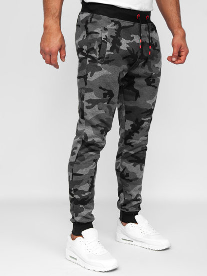 Herr Sweatpants Camo-Grafitgrå Bolf KZ15B